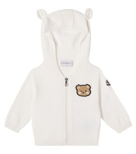 Moncler Enfant Moncler Enfant Baby cotton hoodie zip-up hoodie