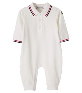 Moncler Enfant Moncler Enfant Baby cotton piquÃ© onesie