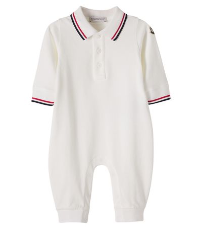 Moncler Enfant Moncler Enfant Baby cotton piquÃ© onesie