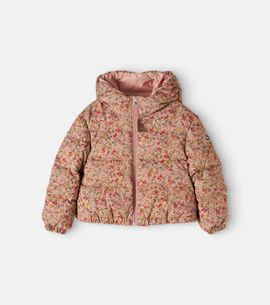 Moncler Enfant Moncler Enfant Baby Francesca floral corduroy down jacket