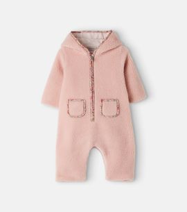 Moncler Enfant Moncler Enfant Baby hooded teddy onesie