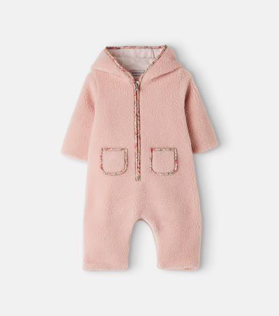 Moncler Enfant Moncler Enfant Baby hooded teddy onesie