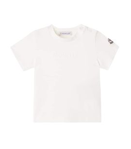 Moncler Enfant Moncler Enfant Baby logo cotton-blend jersey T-shirt