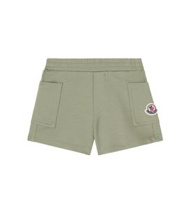Moncler Enfant Moncler Enfant Baby logo cotton-blend shorts