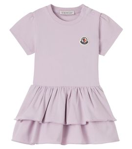 Moncler Enfant Moncler Enfant Baby logo cotton jersey dress