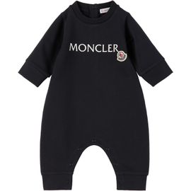Moncler Enfant Moncler Enfant Baby Navy Logo Romper