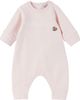 Moncler Enfant Moncler Enfant Baby Pink Logo Romper - 1