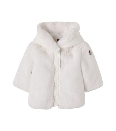 Moncler Enfant Moncler Enfant Baby Viona hooded teddy jacket