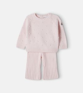 Moncler Enfant Moncler Enfant Baby wool and cashmere sweater and pants set