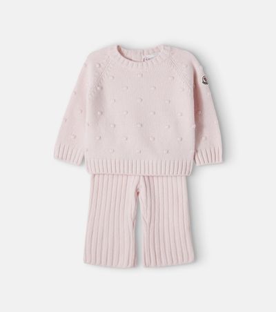 Moncler Enfant Moncler Enfant Baby wool and cashmere sweater and pants set