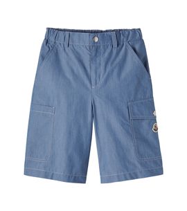 Moncler Enfant Moncler Enfant Cotton-blend Bermuda shorts