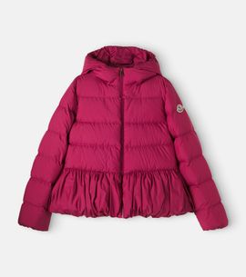 Moncler Enfant Moncler Enfant Elusia ruffled down jacket