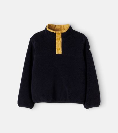 Moncler Enfant Moncler Enfant Embroidered fleece sweater