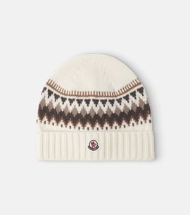 Moncler Enfant Moncler Enfant Fair Isle virgin wool beanie