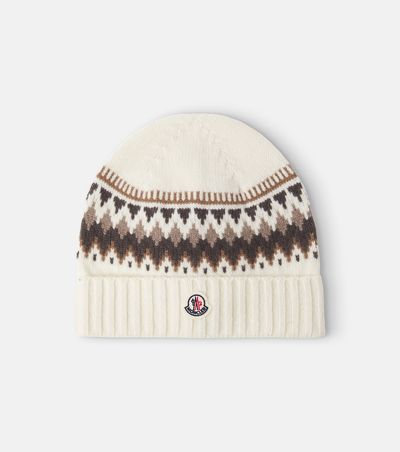 Moncler Enfant Moncler Enfant Fair Isle virgin wool beanie