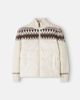Moncler Enfant Moncler Enfant Fair Isle virgin wool down cardigan - 1