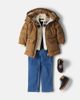 Moncler Enfant Moncler Enfant Fair Isle virgin wool down cardigan - 2