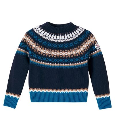 Moncler Enfant Moncler Enfant Intarsia virgin wool sweater
