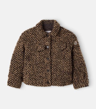 Moncler Enfant Moncler Enfant Logo bouclé jacket