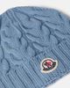 Moncler Enfant Moncler Enfant Logo cable-knit virgin wool beanie - 3