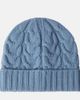 Moncler Enfant Moncler Enfant Logo cable-knit virgin wool beanie - 4