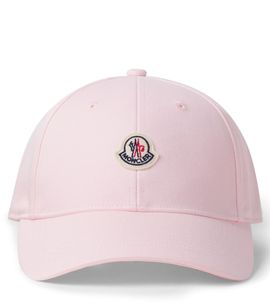 Moncler Enfant Moncler Enfant Logo cotton canvas baseball cap