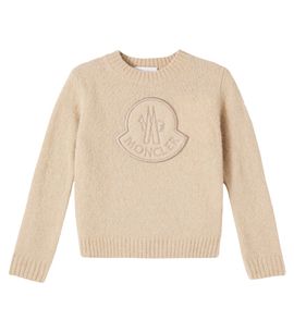 Moncler Enfant Moncler Enfant Logo wool-blend sweater