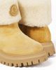 Moncler Enfant Moncler Enfant Petit Aurea teddy-lined suede boots - 5