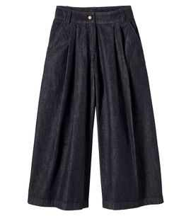 Moncler Enfant Moncler Enfant Pleated wide-leg jeans