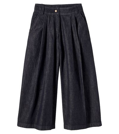 Moncler Enfant Moncler Enfant Pleated wide-leg jeans