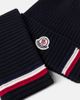 Moncler Enfant Moncler Enfant Ribbed-knit virgin wool beanie and scarf set - 3
