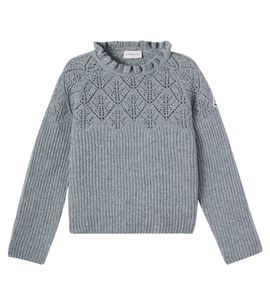 Moncler Enfant Moncler Enfant Ribbed-knit virgin wool sweater