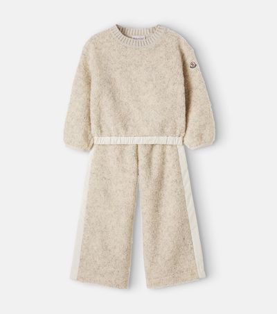 Moncler Enfant Moncler Enfant Teddy sweater and pants set