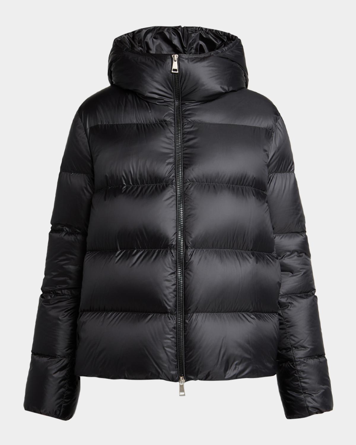 Moncler Feligule Hooded Short Down Jacket