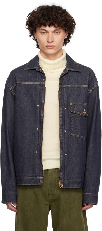 Moncler Genius Moncler Genius Mercedes-Benz by NIGO Navy Nepit Denim Jacket