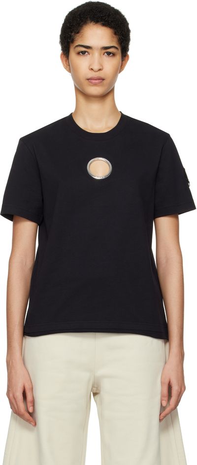 Moncler Genius Moncler Genius Moncler x Willow Smith Black Grommet T-shirt