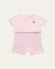Moncler Girl's Ruffled Cotton Romper - 1