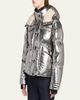 Moncler Grenoble Calaque Metallic Hooded Down Ski Jacket - 4