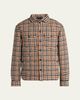 Moncler Grenoble Men's Check Wool Padded Shirt Jacket - 1