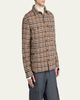 Moncler Grenoble Men's Check Wool Padded Shirt Jacket - 4