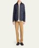 Moncler Grenoble Men's Cotton & Leather Quilted Jacket - 2