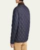 Moncler Grenoble Men's Cotton & Leather Quilted Jacket - 3