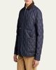Moncler Grenoble Men's Cotton & Leather Quilted Jacket - 4