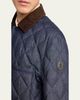 Moncler Grenoble Men's Cotton & Leather Quilted Jacket - 5