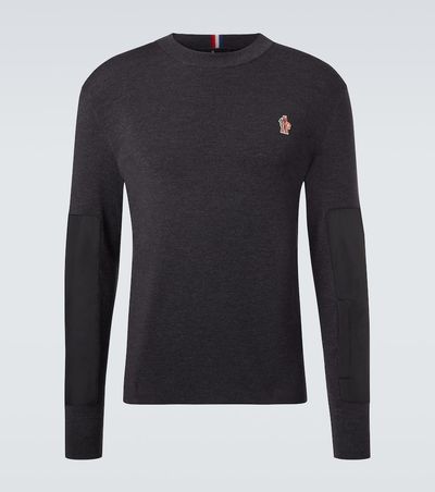 Moncler Grenoble Moncler Grenoble AprÃ¨s Ski wool-blend sweater