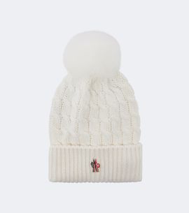 Moncler Grenoble Moncler Grenoble Cable-knit virgin wool beanie