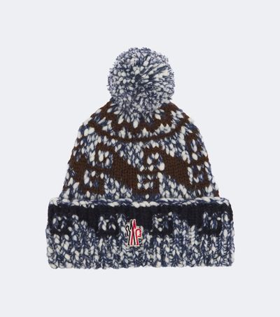 Moncler Grenoble Moncler Grenoble Fair Isle wool and alpaca-blend beanie