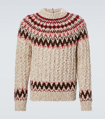 Moncler Grenoble Moncler Grenoble Jacquard wool-blend sweater