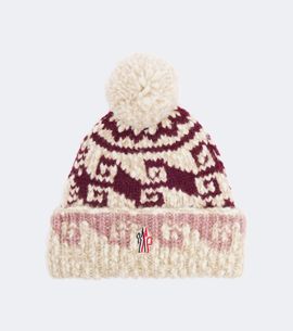 Moncler Grenoble Moncler Grenoble Jacquard wool and alpaca-blend beanie