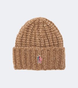 Moncler Grenoble Moncler Grenoble Logo alpaca and wool-blend beanie